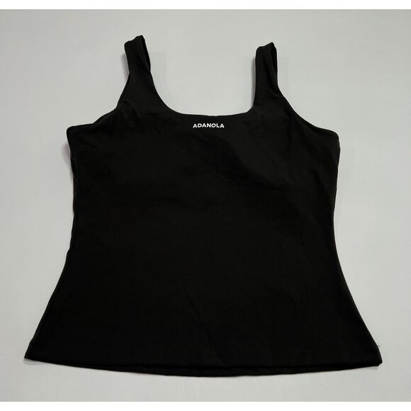 Adanola Ultimate Square Neck Top in Black - Picture 4 of 5